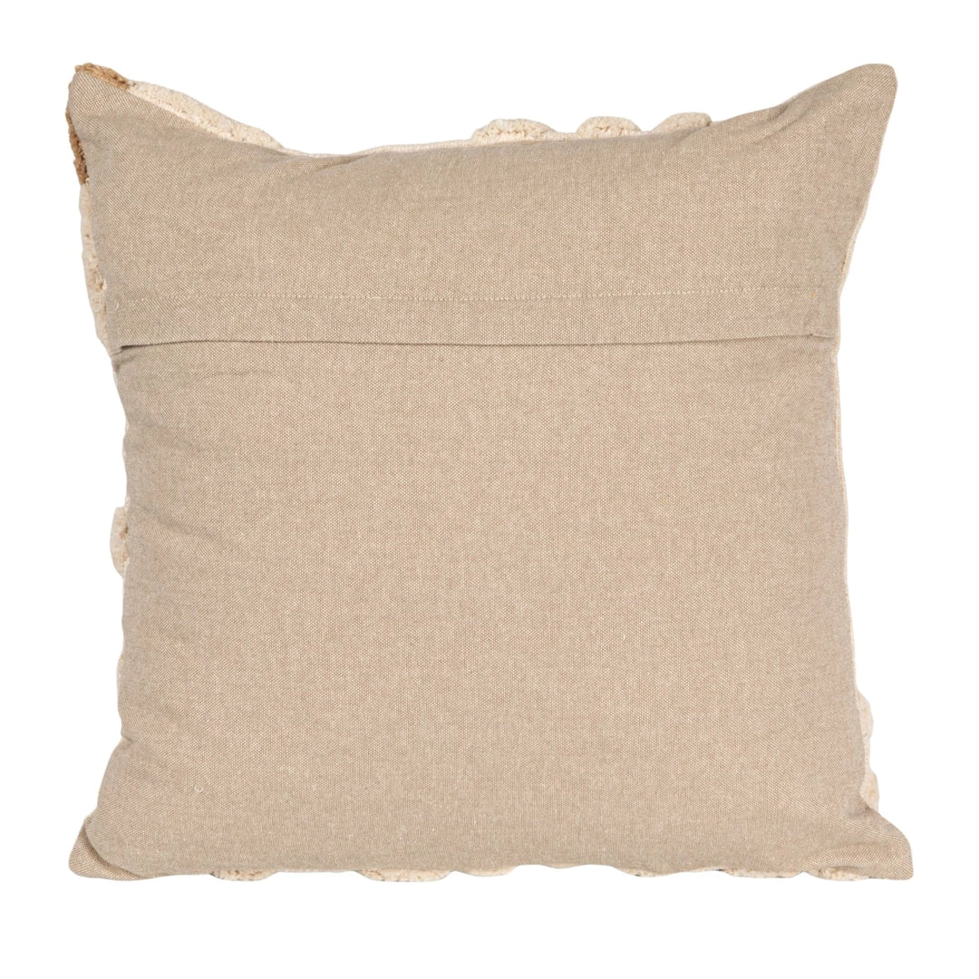 Tufted Flowers Pillow