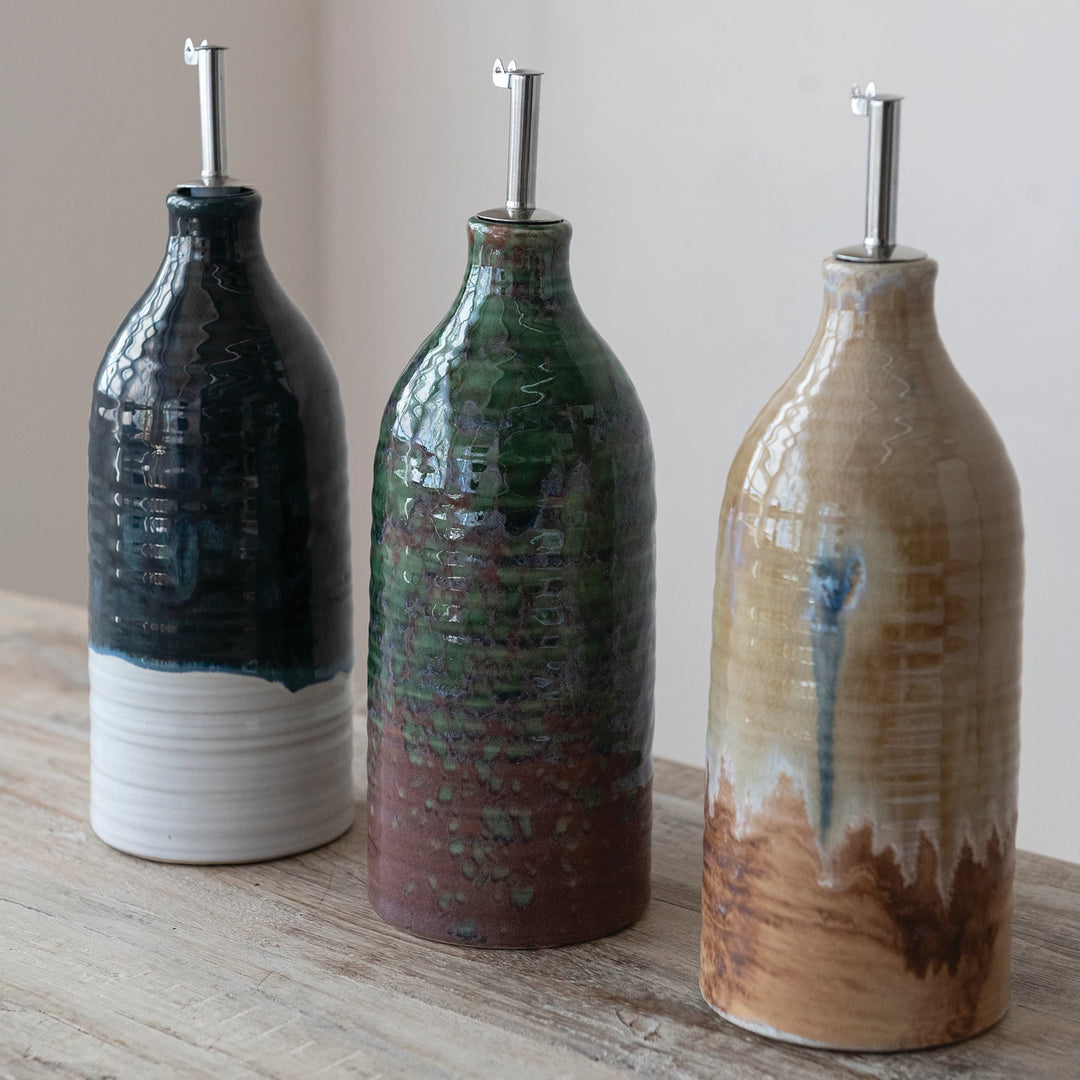 Stoneware Oil Dispenser