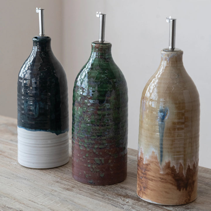Stoneware Oil Dispenser