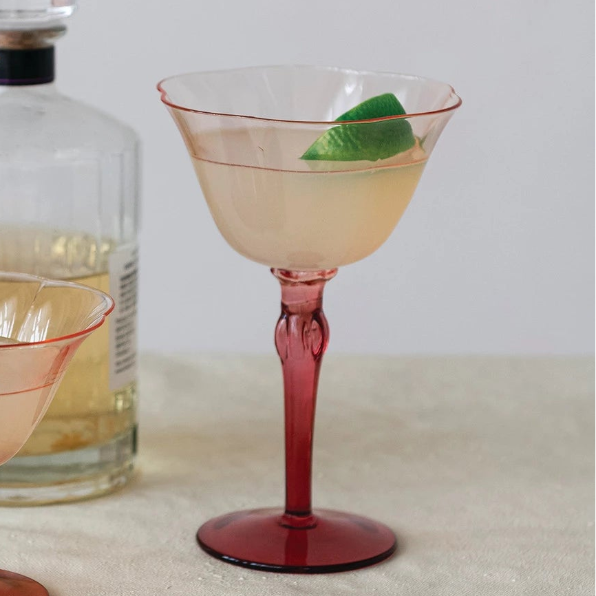 Two Toned Wine Glass