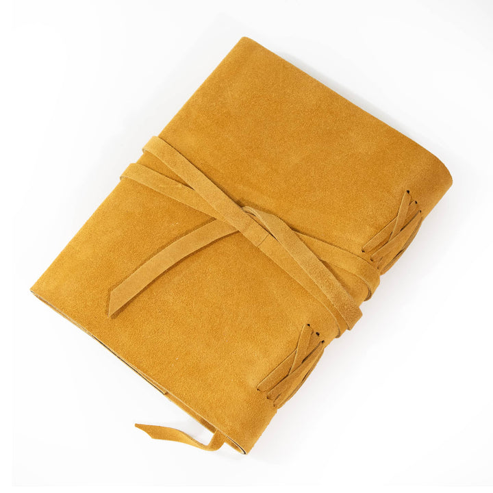 Dijon Yellow Suede Journal - Merry PigletsAndaluca