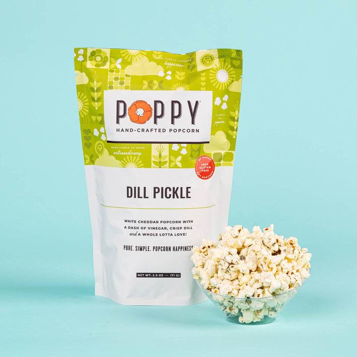Dill Pickle Poppy Popcorn - Merry PigletsPoppy Hand - Crafted Popcorn