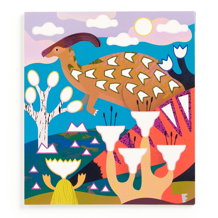 Dinosaur Land Sticker Sparkle Poster Activity Kit - Merry PigletsMerry Piglets