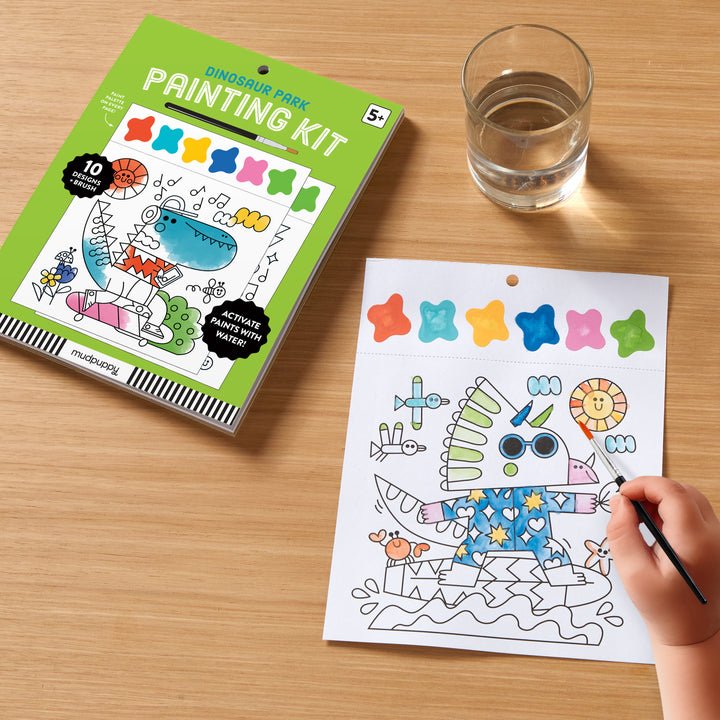 Dinosaur Park Painting Kit - Merry PigletsMudpuppy