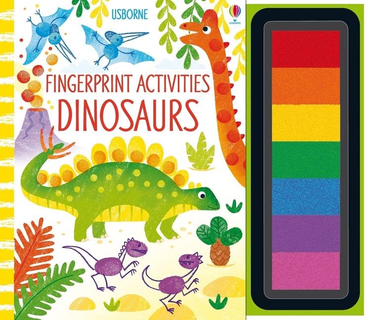 Dinosaurs Fingerprint Activity Book - Merry PigletsHarperCollins