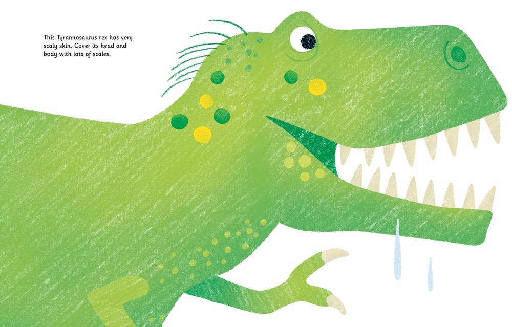 Dinosaurs Fingerprint Activity Book - Merry PigletsHarperCollins