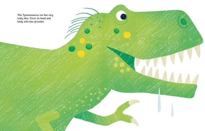 Dinosaurs Fingerprint Activity Book - Merry PigletsHarperCollins