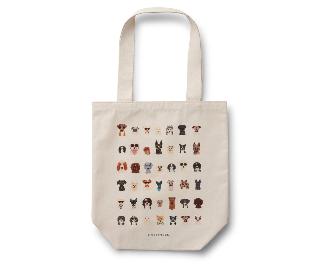 Dog Days Canvas Tote Bag - Merry PigletsRifle Paper Co.