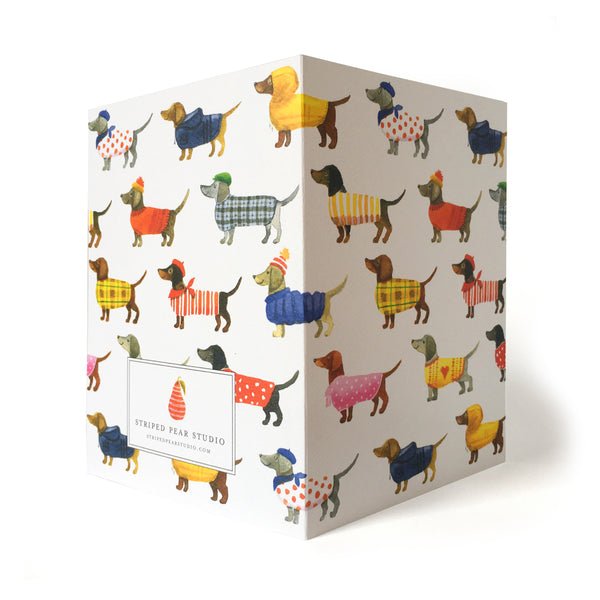 Dog Lover Notecards - Merry PigletsSkandisk