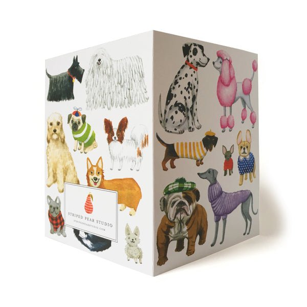 Dog Lover Notecards - Merry PigletsSkandisk