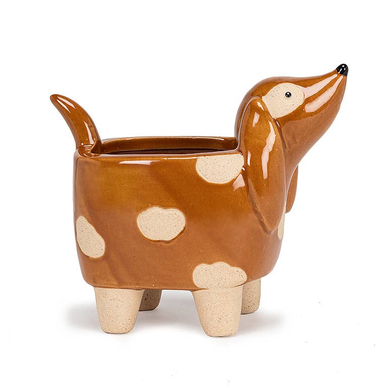 Dog on Legs Planter - Merry PigletsAbbott