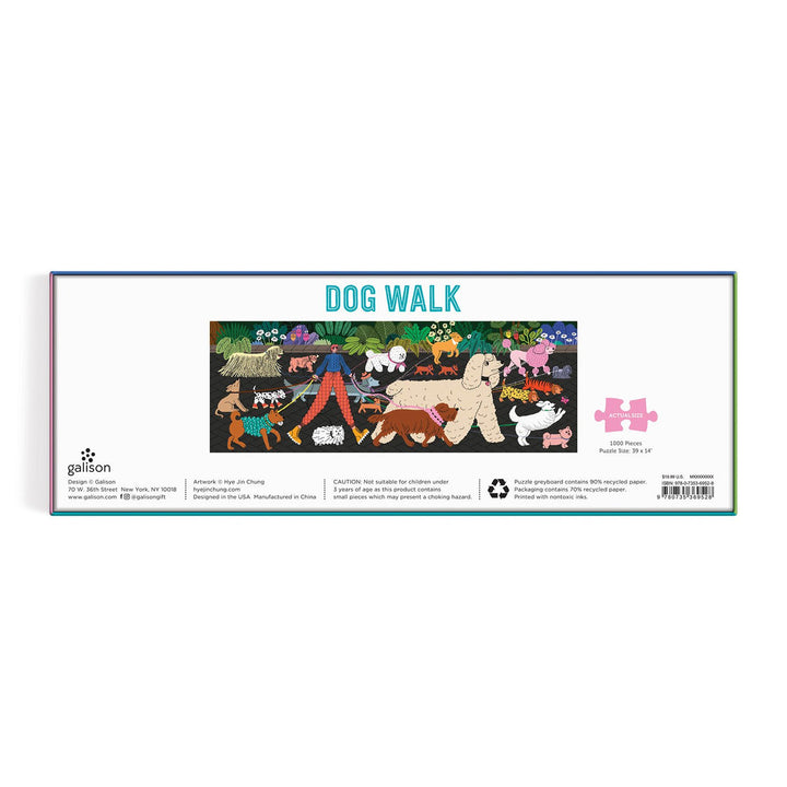Dog Walk 1000 Piece Panoramic Puzzle - Merry Piglets