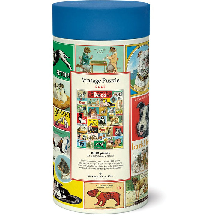 Dogs 1000 Piece Puzzle - Merry PigletsCavallini Papers & Co.