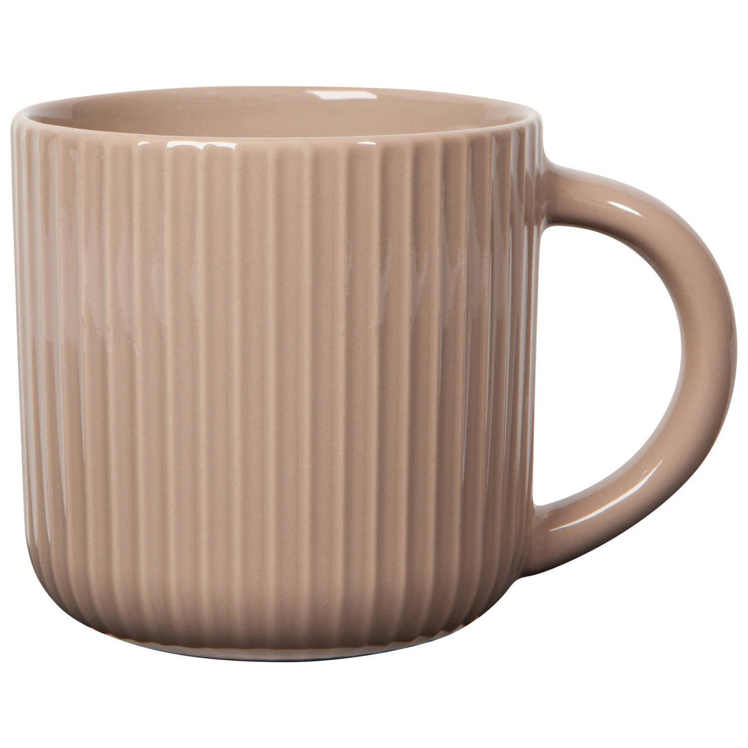 Driftwood Fluted Mug - Merry PigletsDanica Heirloom