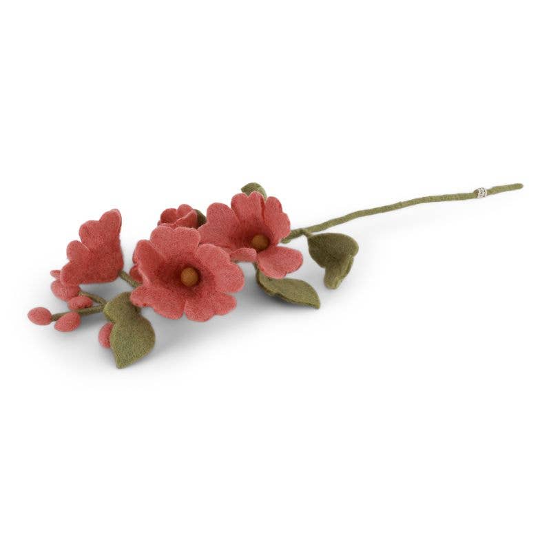 Dusty Red Wool Hollyhock - Merry PigletsGry and Sif