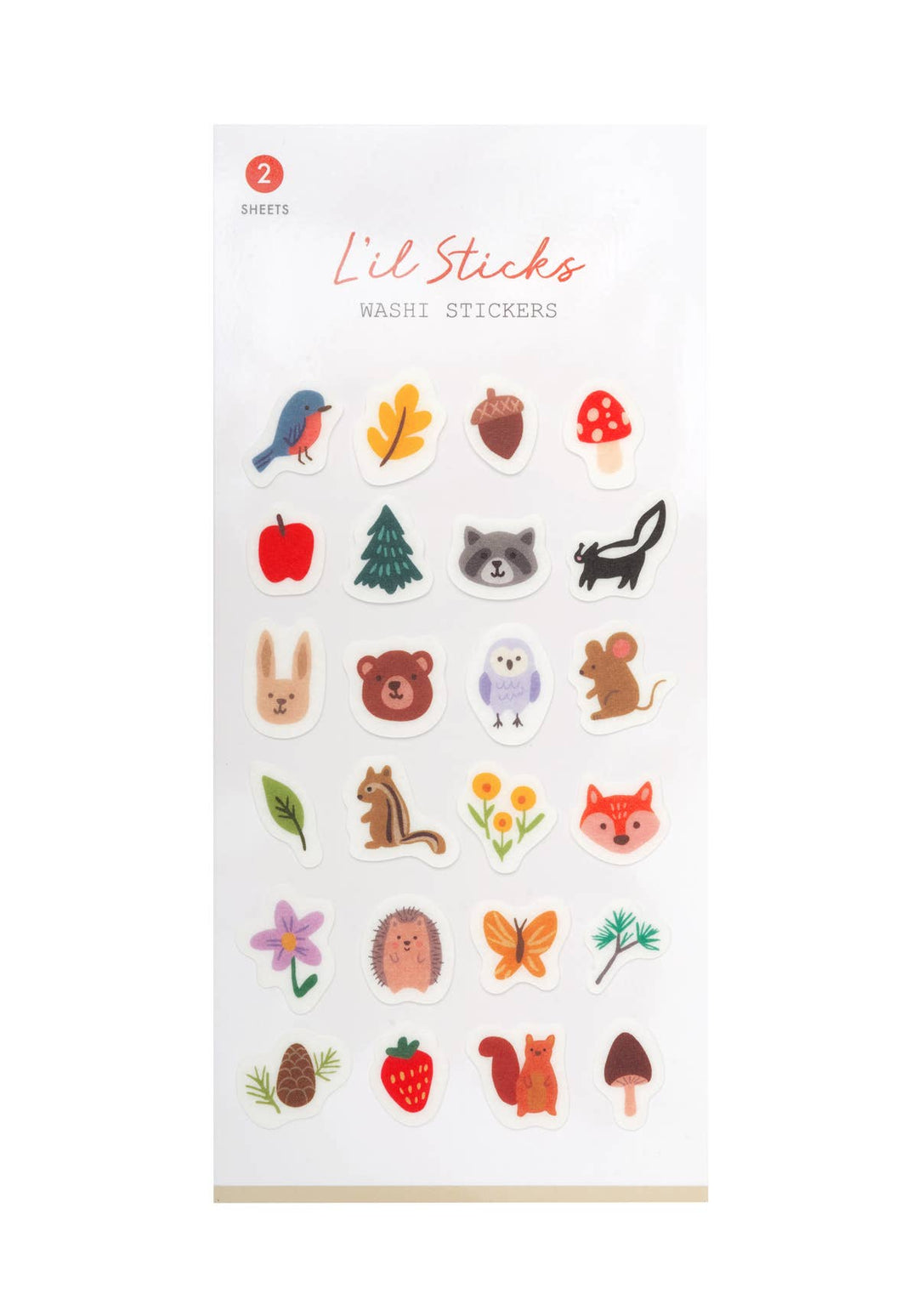 Forest Fun Little Washi Stickers