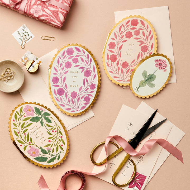 Violet Thank You So Much Greeting Card