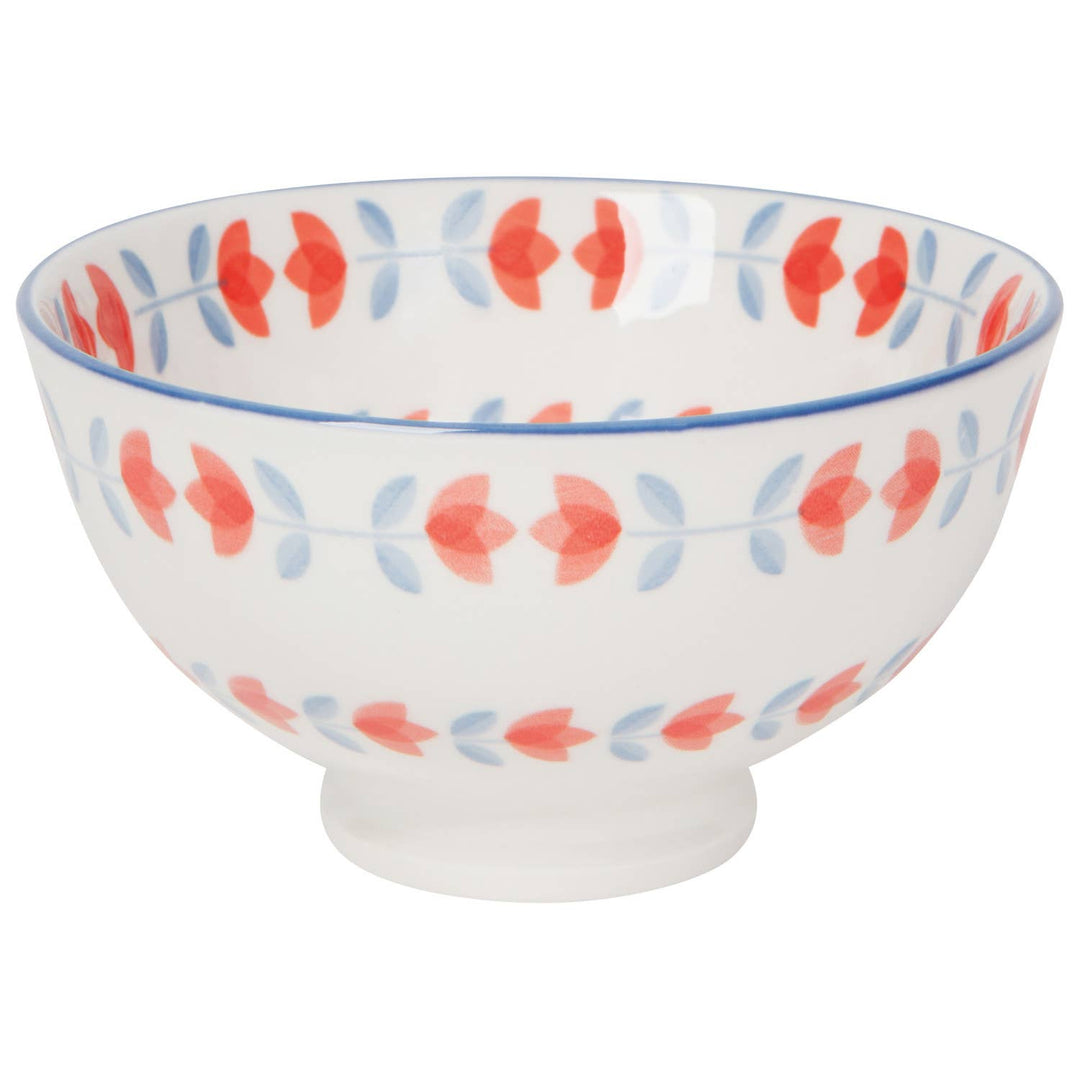 Red Tulip Small Stamped Bowl