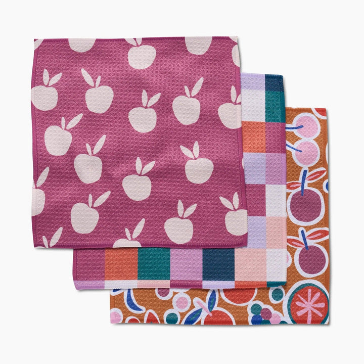 Autumn Party Geometry Dishcloth Set