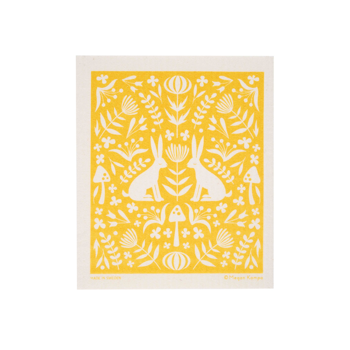 Bunnies Swedish Dishcloth