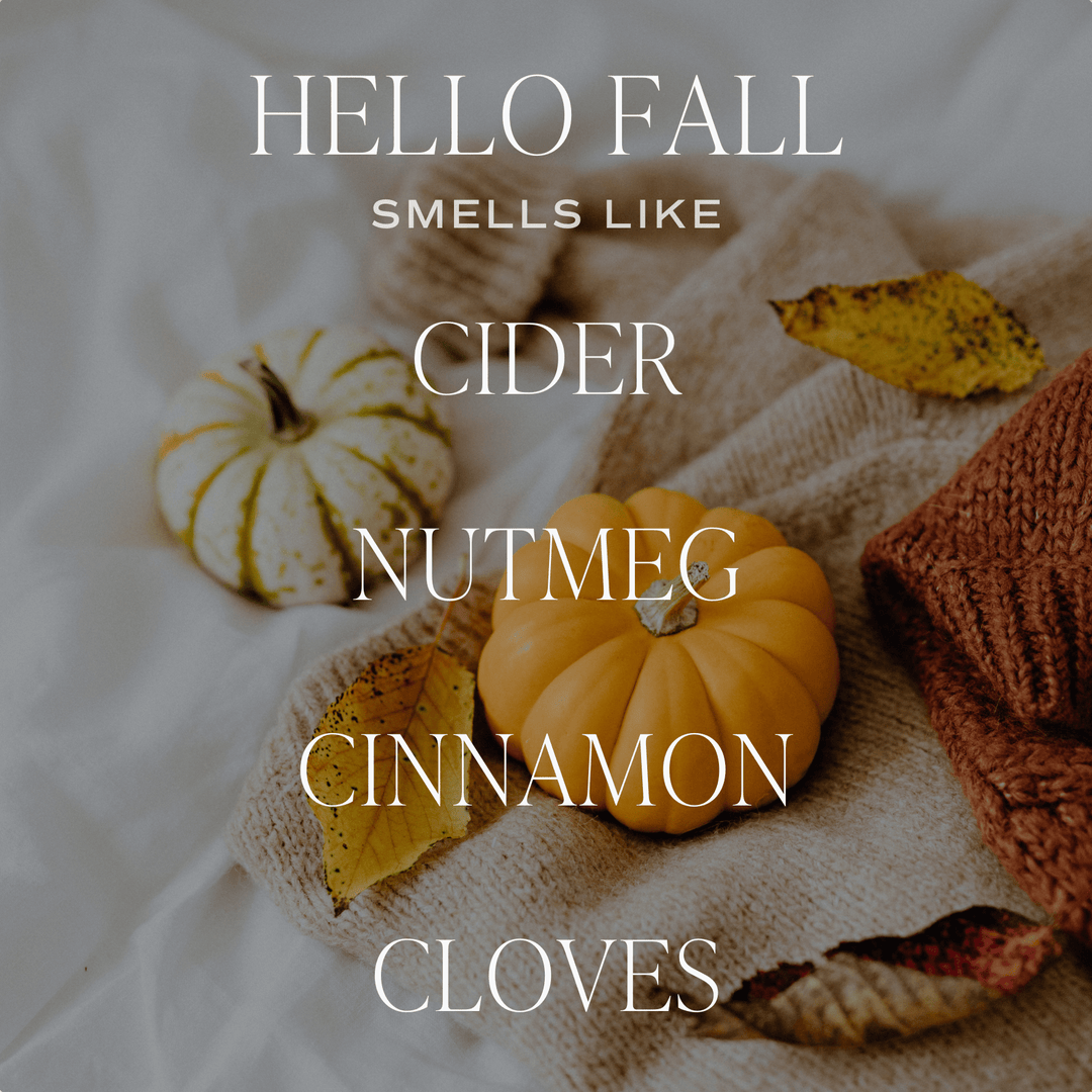 Hello Fall Pumpkin Amber Jar Candle