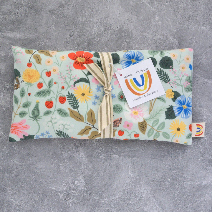 Weighted Lavender Eye Pillow: Mint Strawberry Fields