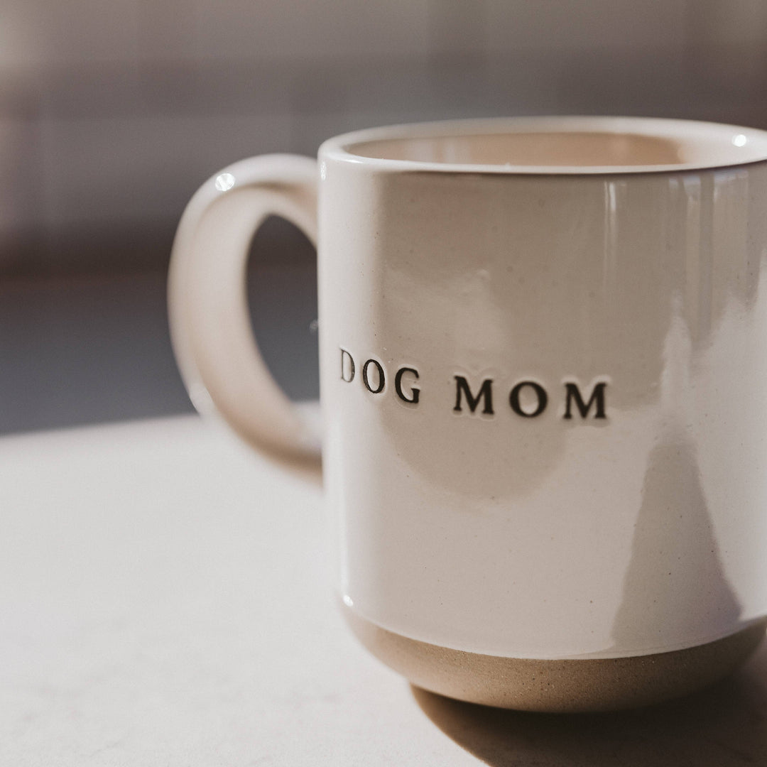 Dog Mom Stoneware Coffee Mug - Merry Piglets