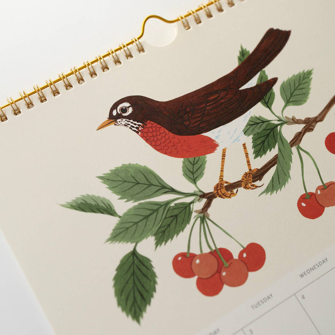 Song Birds 2025 Wall Calendar