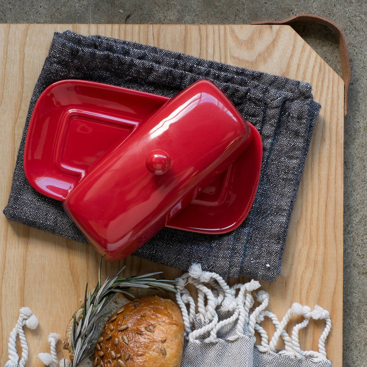 Red Butter Dish