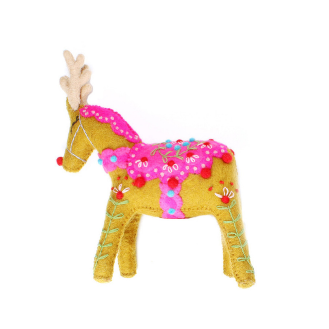 Reindeer Mantel Topper