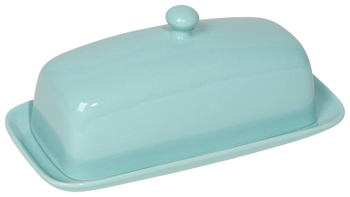 Eggshell Blue Butter Dish - Merry PigletsNow Designs by Danica