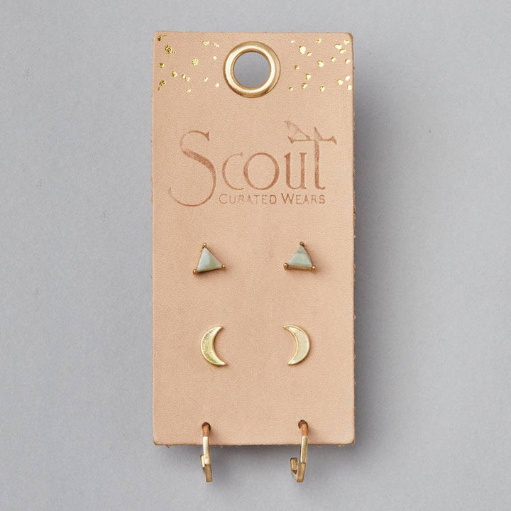 Ella Stud Trio - Gold - Merry PigletsScout Curated Wears