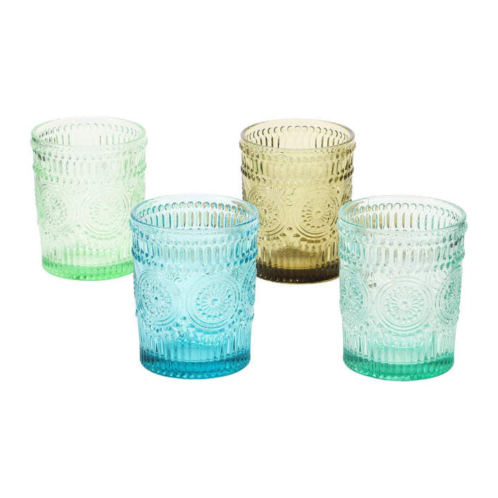 Embossed Drinking Glass - Merry PigletsCreative Co - Op