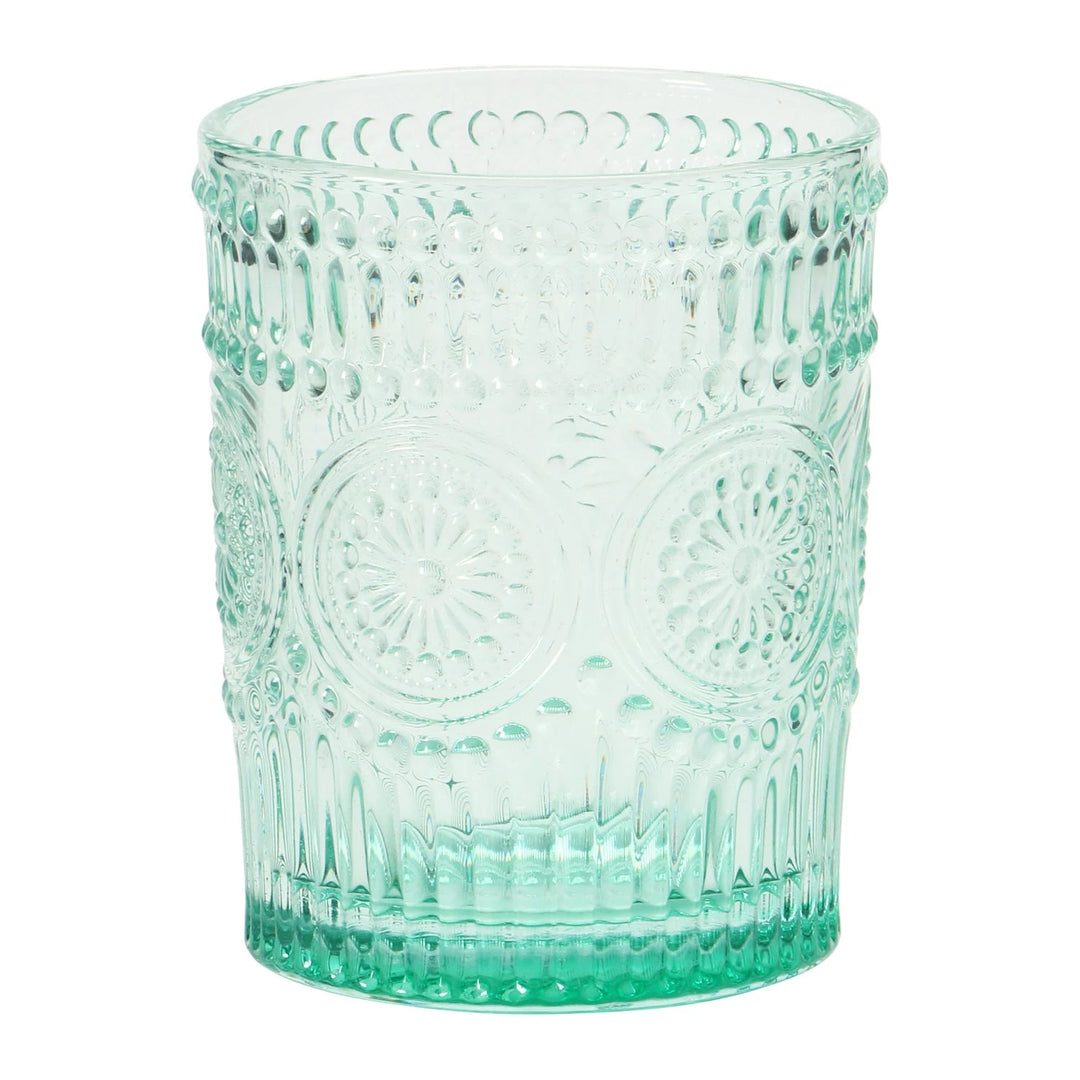 Embossed Drinking Glass - Merry PigletsCreative Co - Op
