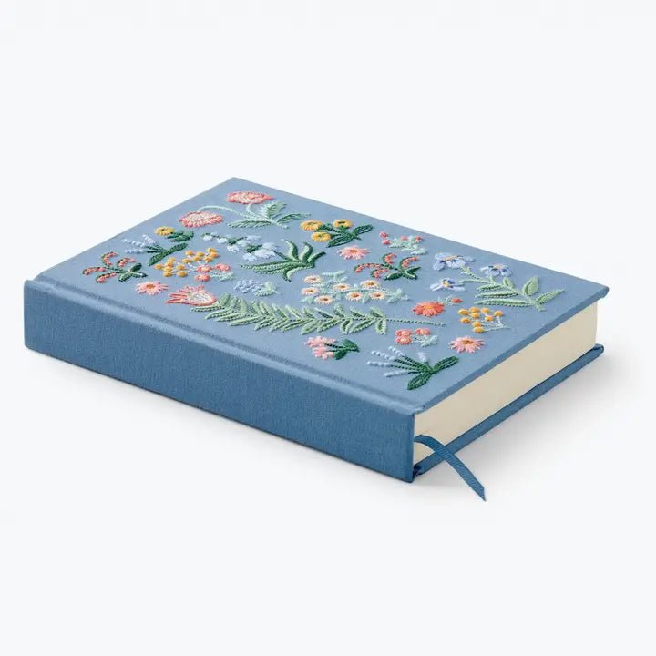 Embroidered Garden Journal - Merry PigletsRifle Paper Co.