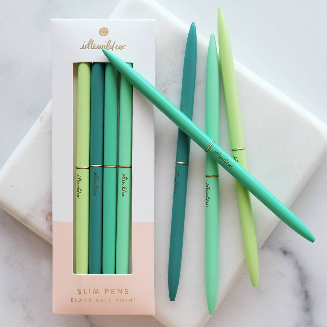 Emerald City Slim Pens Set - Merry PigletsIdlewild Co.