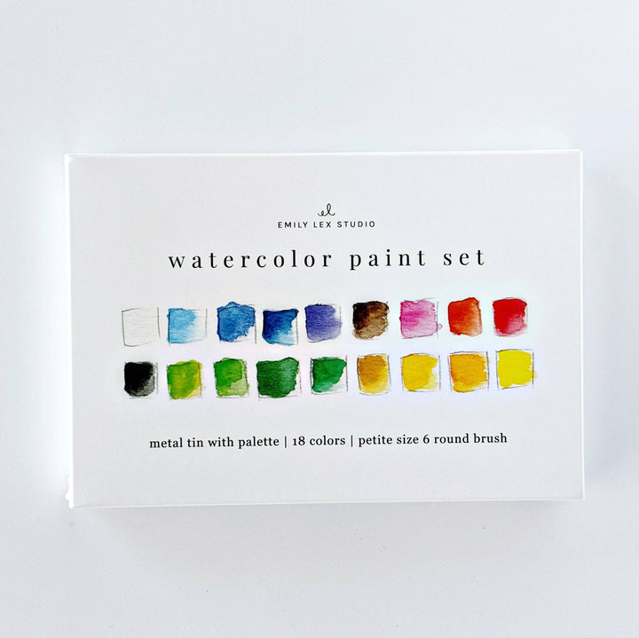 Emily Lex Watercolor Paint Set - Merry Pigletsemily lex studio