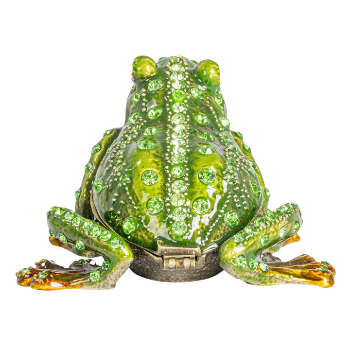 Enameled Frog Trinket Box - Merry PigletsCreative Co - Op