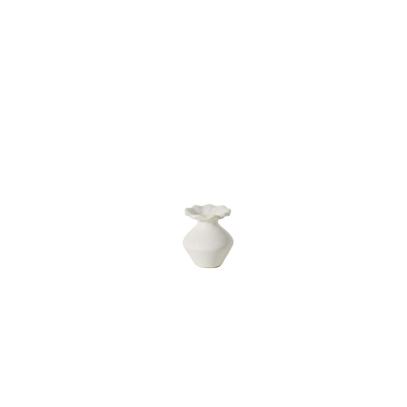 Esperanza White Budvase - Merry Pigletsaccent decor