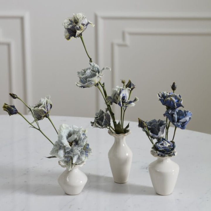 Esperanza White Budvase - Merry Pigletsaccent decor
