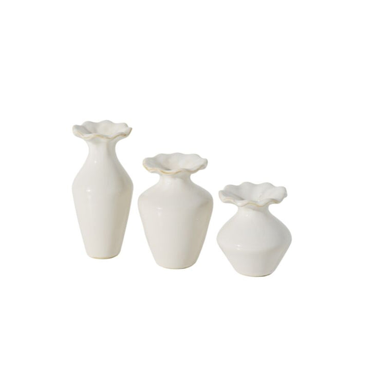 Esperanza White Budvase - Merry Pigletsaccent decor