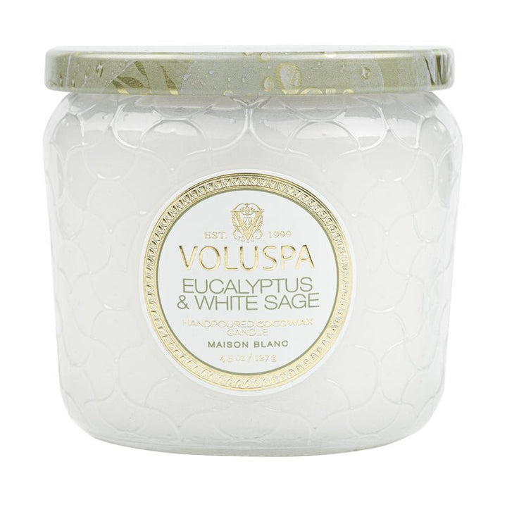 Eucalyptus & White Sage Petite Jar Candle - Merry PigletsVoluspa