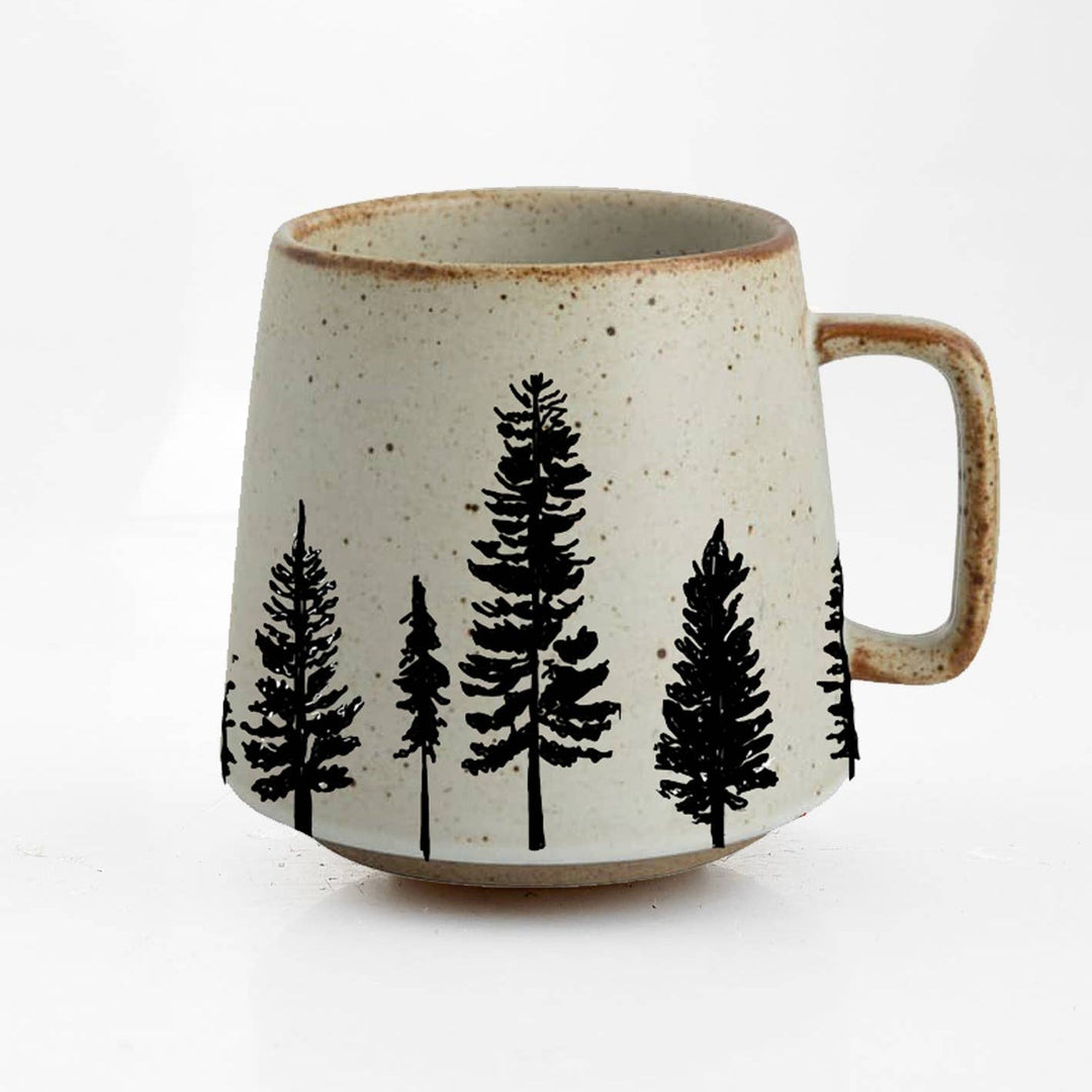 Evergreen Pine Tree Mug - Merry PigletsArtsy Em