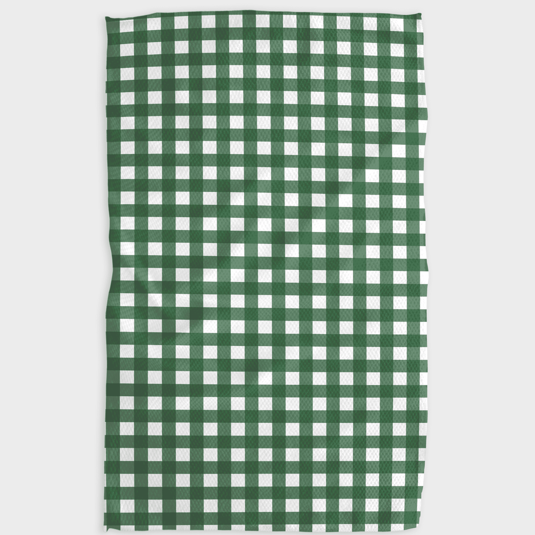 Evergreen Tea Towel - Merry PigletsGeometry