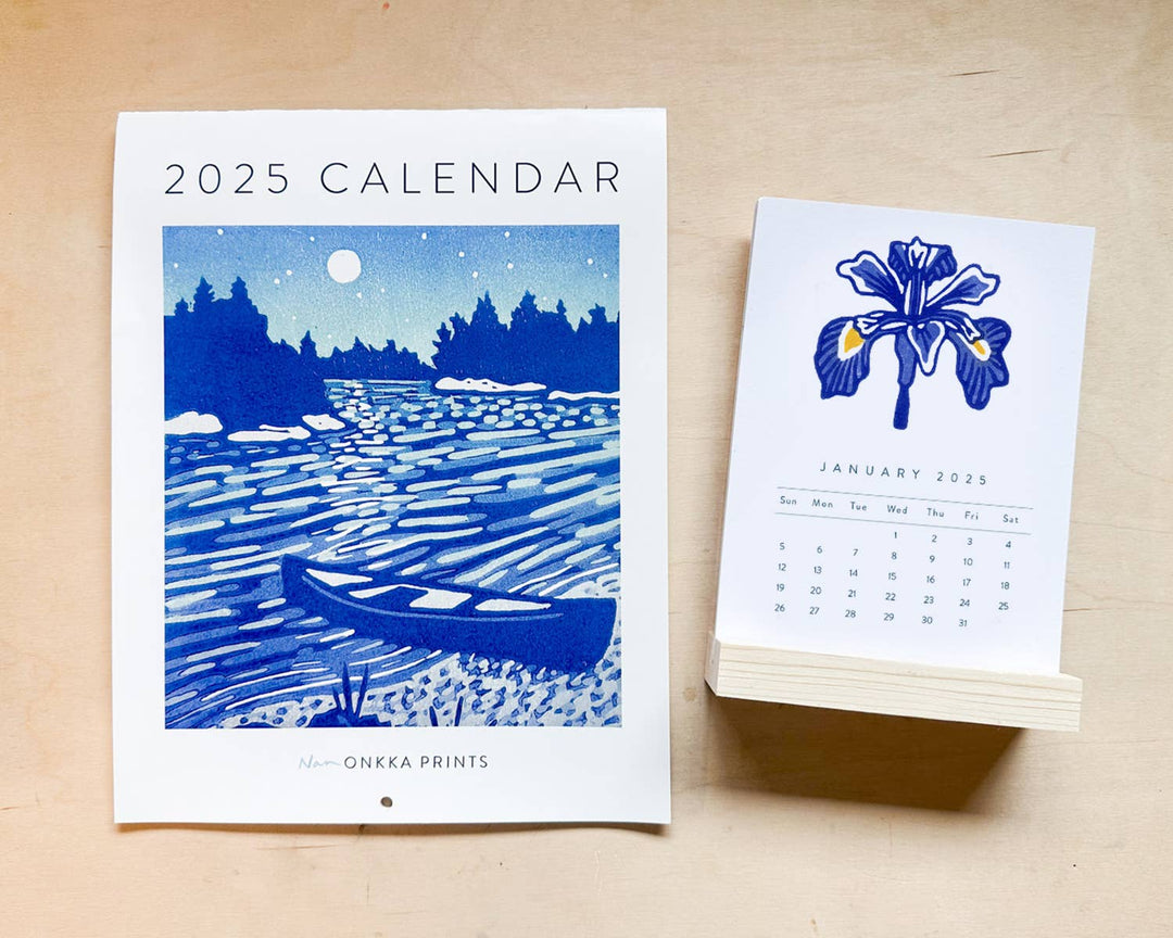 Nan Onkka 2025 Desktop Calendar