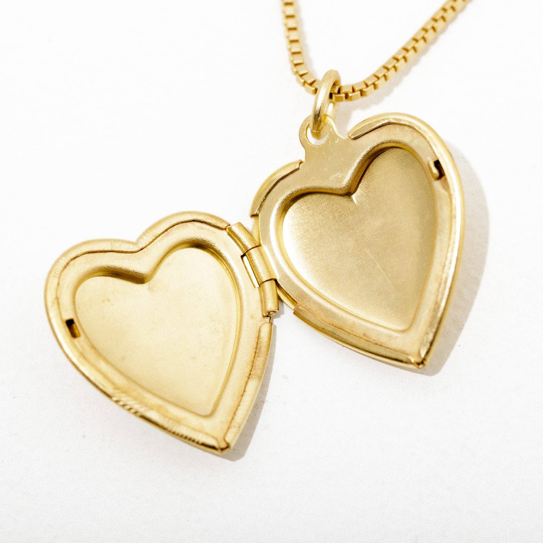 Amanda Locket Heart Necklace