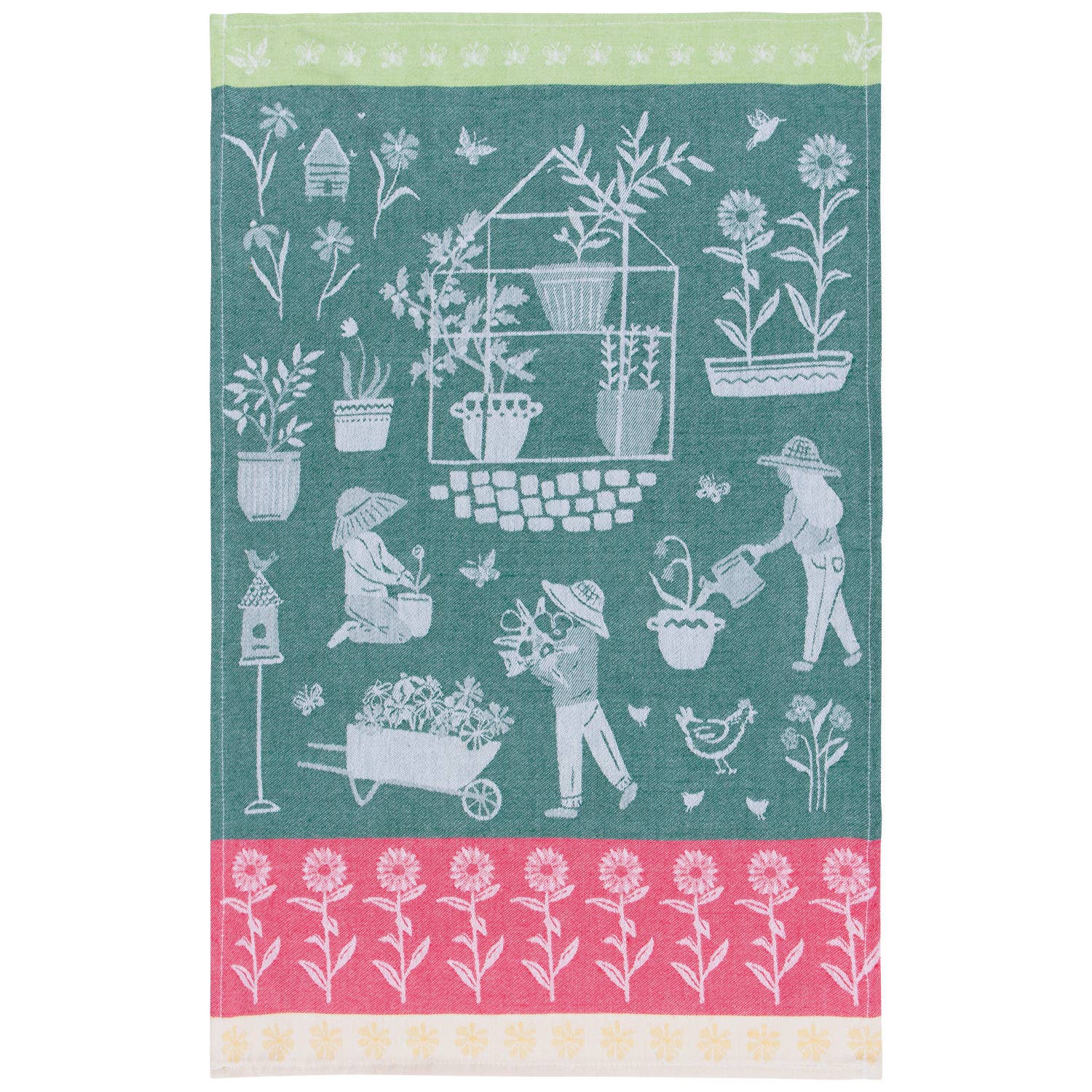 Green Thumb Jacquard Dishtowel - Thumbnail 3