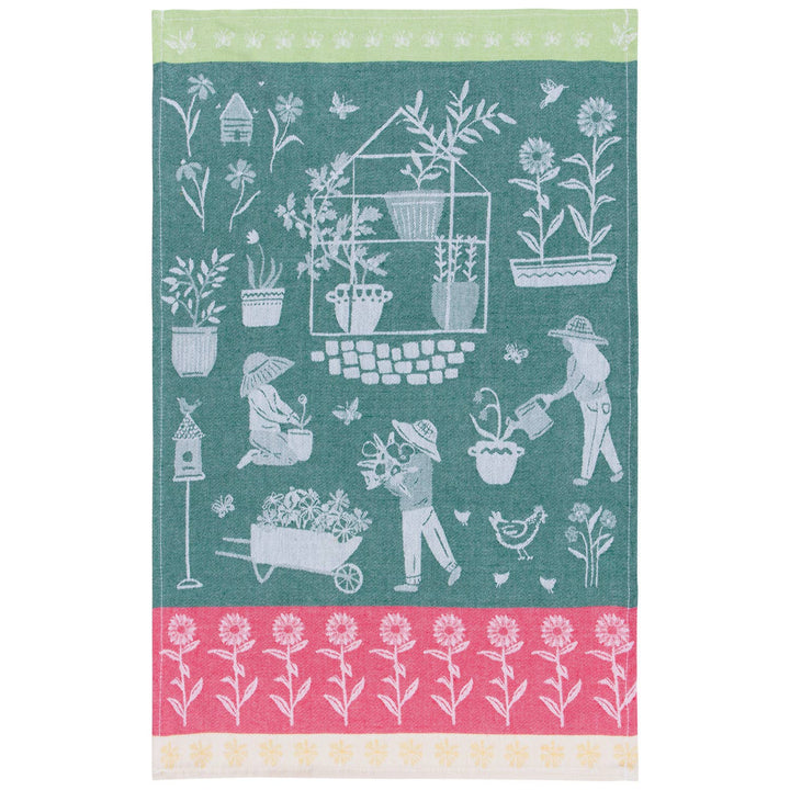 Green Thumb Jacquard Dishtowel