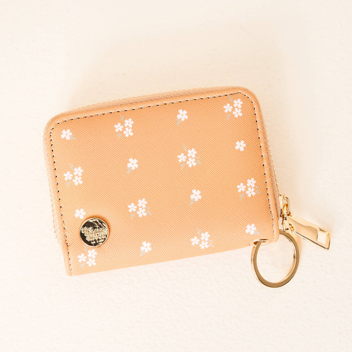 Posies Mustard Zip Around Wallet