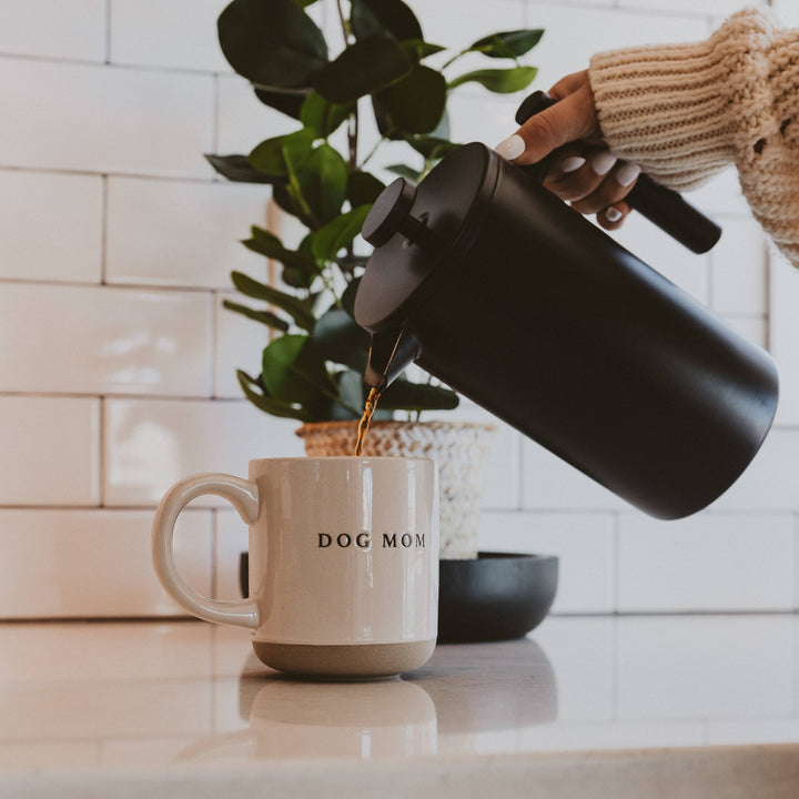 Dog Mom Stoneware Coffee Mug - Merry Piglets